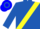 ROYAL BLUE, YELLOW sash and cap with BLUE hoop