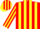 Red and Yellow stripes