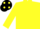 Yellow, Black cap, Yellow spots
