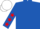 ROYAL BLUE, RED stars on sleeves, WHITE cap