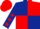 Dark Blue and Red (quartered), Dark Blue sleeves, Red stars, Red cap