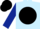 Light Blue, Black disc, Dark Blue sleeves, Black cap
