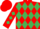 Red and Emerald Green diamonds