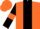 Orange, Black stripe, Black sleeves, Orange armlets