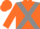 Orange, Grey cross belts