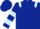 Dark Blue, Light Blue epaulets, hooped sleeves
