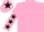 Pink, Black stars on sleeves, Pink cap, Black star