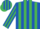 ROYAL BLUE & EMERALD GREEN STRIPES