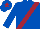 Royal Blue, Maroon sash and star on cap
