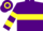 Purple, Yellow hoop