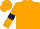 Orange, Dark Blue armlets