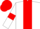 White, Red stripe, armlets and cap