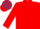 Red, red and Royal blue check cap