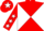 Red and White diabolo, Red sleeves, White stars, Red cap, White star