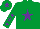Emerald Green, Purple star, Emerald Green sleeves, Purple stars, Emerald Green cap, Purple star