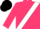 Cerise, White sash, Black cap