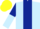 Light Blue, Dark Blue stripe, Dark Blue and Light Blue halved sleeves, Yellow cap