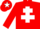RED, white cross of lorraine, red cap, white star