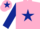 Pink, Dark Blue star, sleeves and star on cap