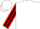 White, Red and Black striped sleeves