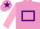 Mauve, Purple hollow box, Pink sleeves, Mauve cap, Purple star