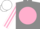 Grey, Pink disc, White and Pink striped sleeves, White cap