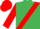Emerald Green, Red sash, sleeves and cap
