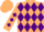 BEIGE and PURPLE diamonds