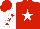 RED, white star, white sleeves, red stars, red cap