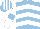 Light Blue, White chevrons, White sleeves, Light Blue armlets, Light Blue and White striped cap