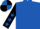 Royal Blue, Black sleeves, Royal Blue stars, quartered cap