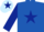 Royal Blue, Dark Blue star and sleeves, Light Blue cap, Dark Blue star
