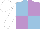 Light Blue and Mauve (quartered), White sleeves and cap