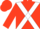 Scarlet, White cross belts
