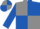 Grey and Royal Blue (quartered), Royal Blue sleeves