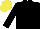 Black, Yellow cap