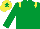 EMERALD GREEN, yellow epaulettes, yellow cap, emerald green star