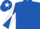 Royal Blue, Royal Blue and White diabolo on sleeves, Royal Blue cap, White star
