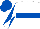 White, Royal Blue hoop, diabolo on sleeves, Royal Blue cap