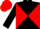 Black and Red diabolo, Red cap