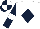 White, Dark Blue diamond, Dark Blue sleeves, White armlets, quartered cap