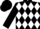Black and White diamonds, Black cap