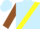Light Blue, Yellow sash, Brown sleeves