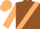 Brown, Beige sash, sleeves and cap
