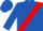 ROYAL BLUE, red sash, royal blue cap