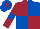 Maroon and Royal Blue (quartered), Maroon sleeves, Royal Blue armlets, Royal Blue cap, Maroon star