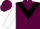 Maroon, Black chevron, White sleeves