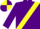 Purple, Yellow sash, quartered cap