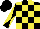 Black and yellow check, diabolo on sleeves