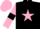 Black, Pink star, Pink sleeves, Black armlets, Pink cap